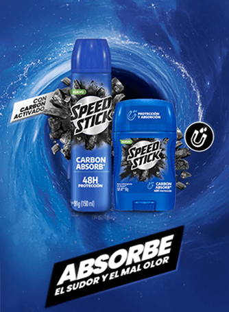 Men Speed Stick Carbon Absorb